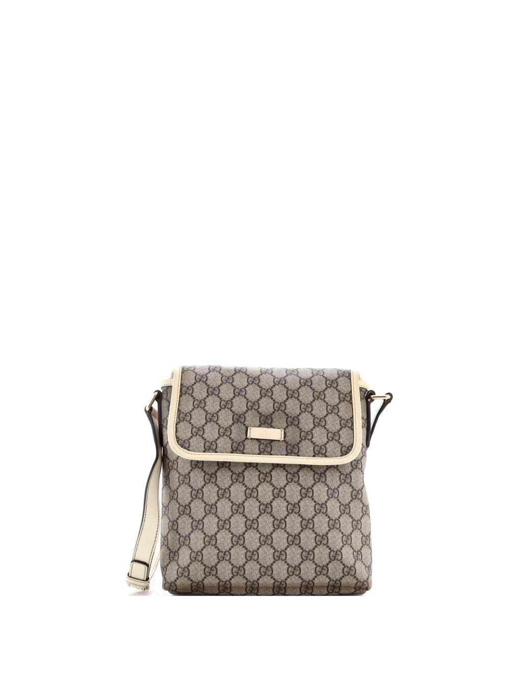 Gucci Flap Messenger Gg Coated Canvas #260727G80B
